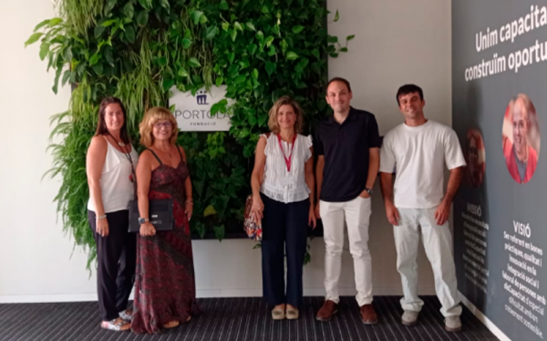 La Fundació Portolà rep la visita institucional de representants de l'Ajuntament de Sant Feliu de Llobregat